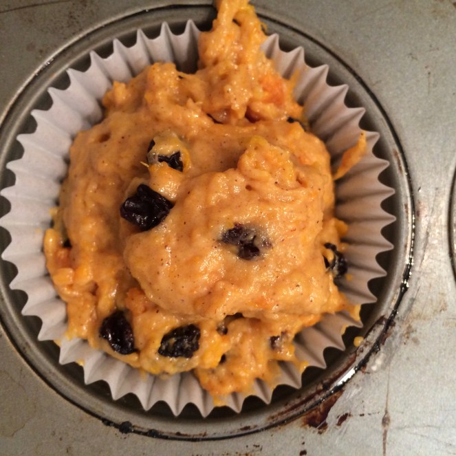 Sweet Potato and Maple Syrup Muffins