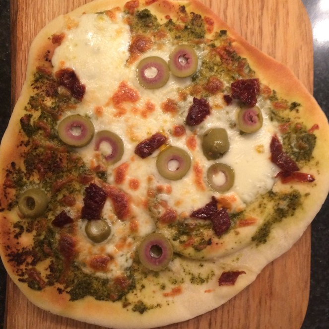 Flatbread pizza